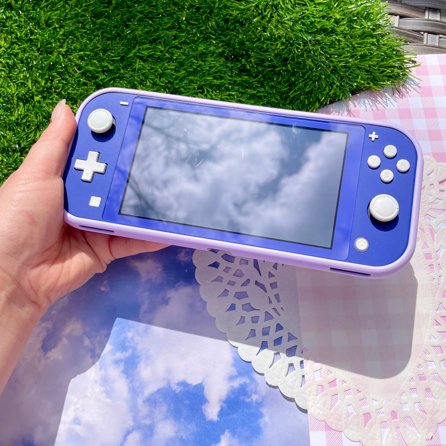 Purple Dreamy Cloud Nintendo Switch Lite Case