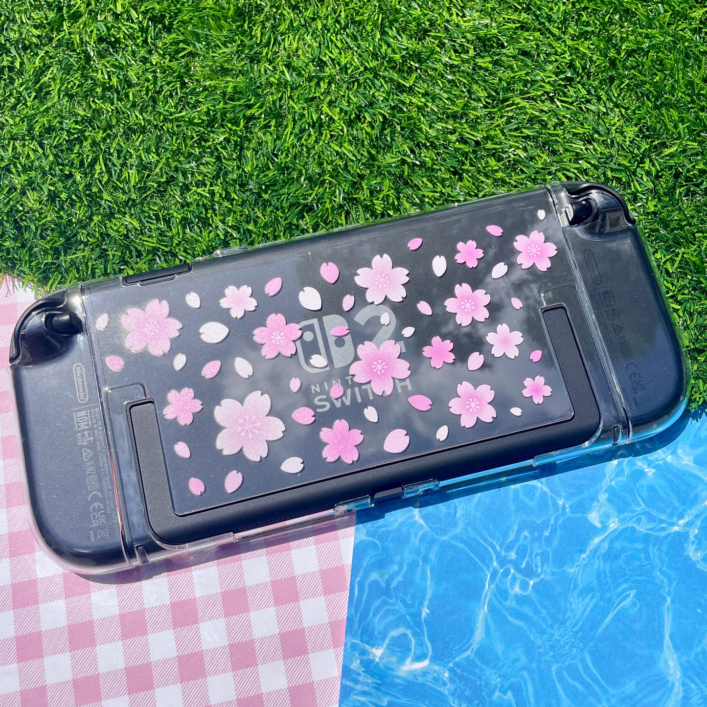 Sakura Clear Nintendo Switch 2 Case
