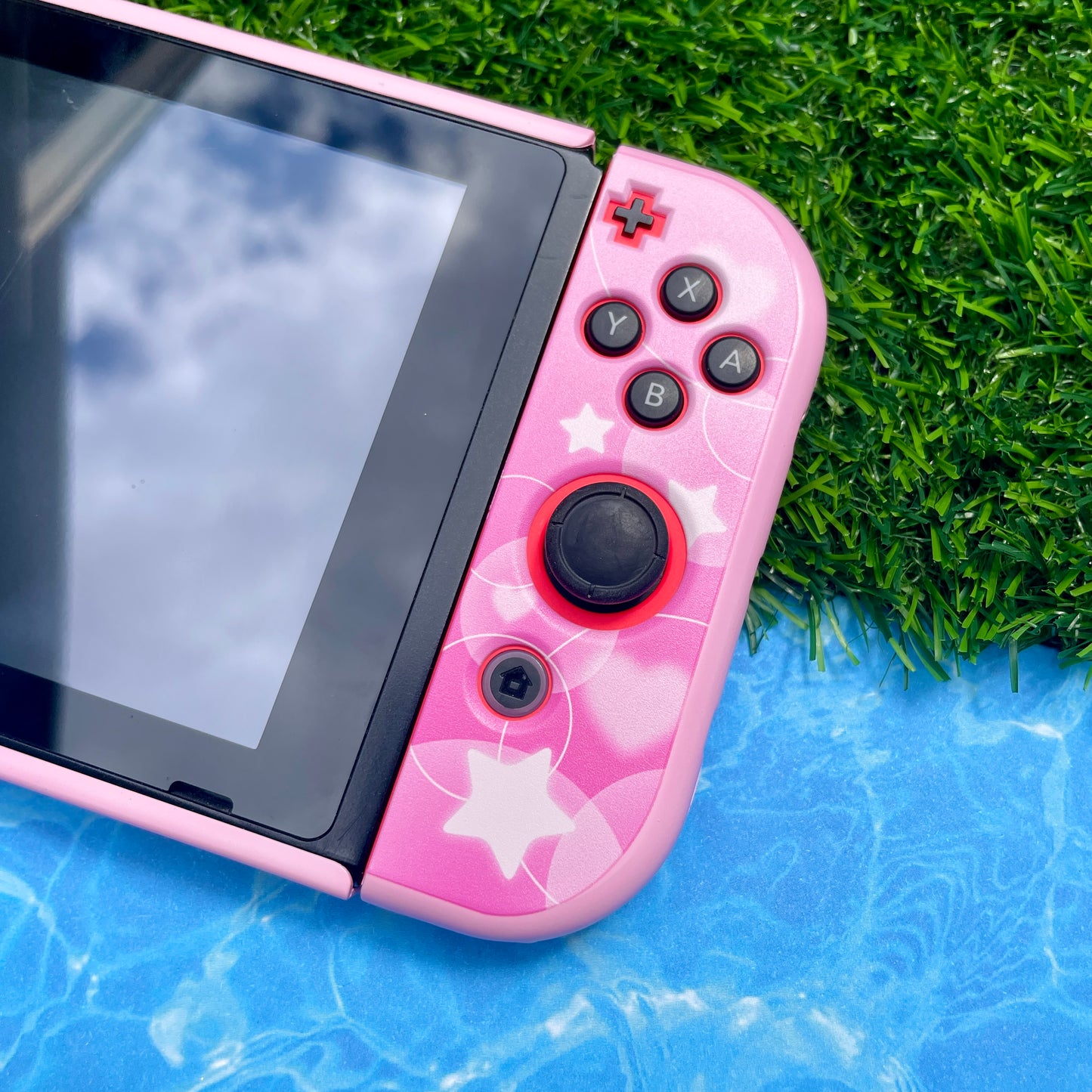 Pink Bubble Hard Nintendo Switch Case