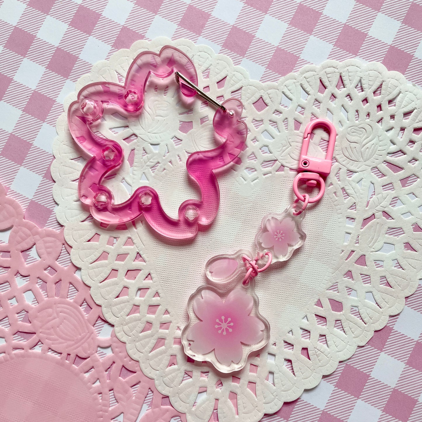 Sakura Acrylic Carabiner image 3