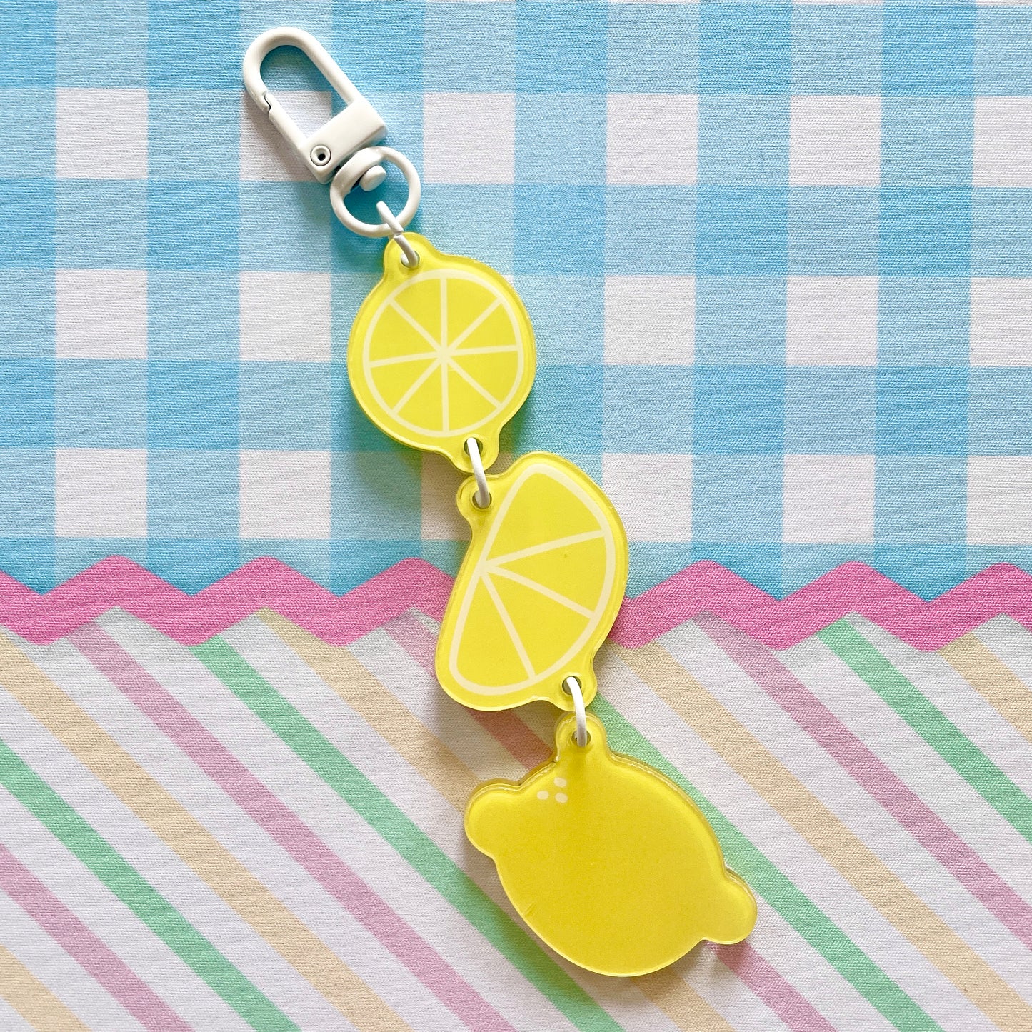 Lemon Linked Keychain image 2
