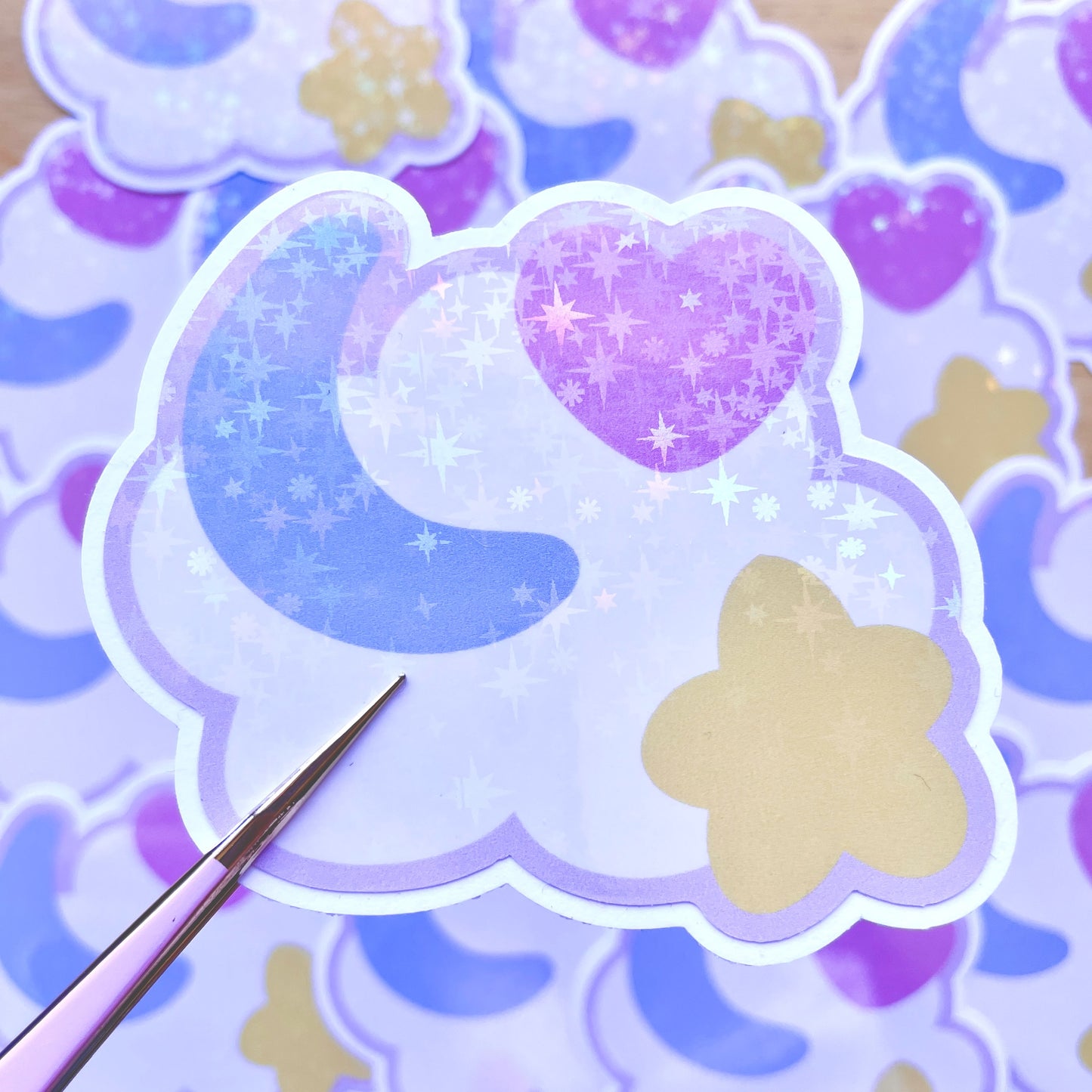 Dreamy Cloud Sticker image 0