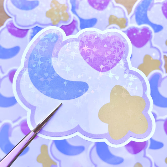 Dreamy Cloud Sticker image 0