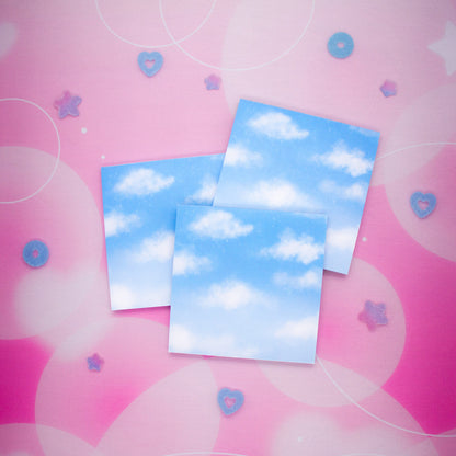Cloudy Sky Memo Pad image 2