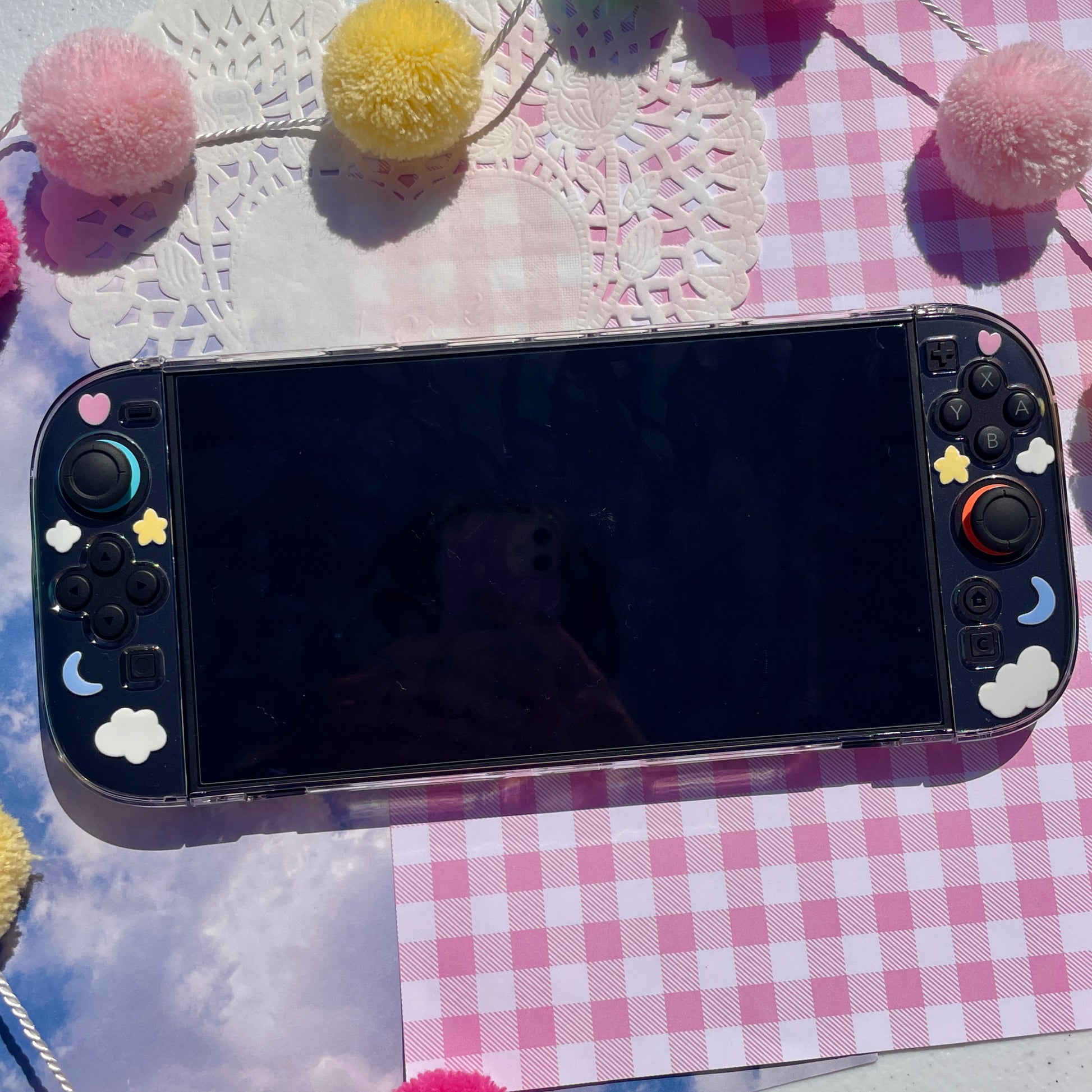 Dreamy Cloud Clear Nintendo Switch 2 Case image 2