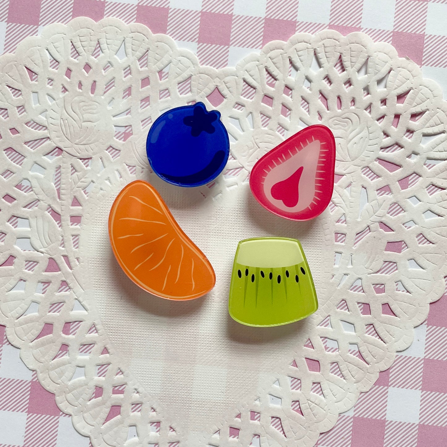 Fruit Salad Shoe Charm Set image 1