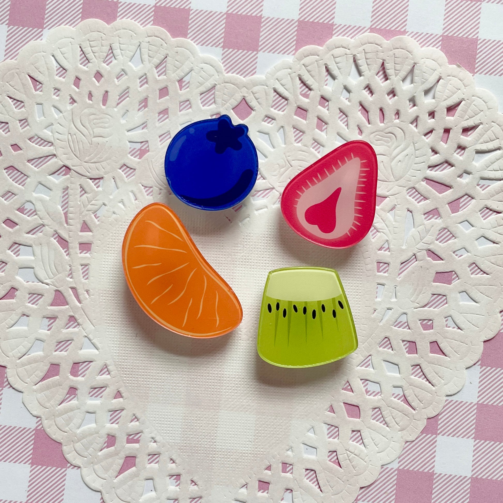 Fruit Salad Shoe Charm Set image 1