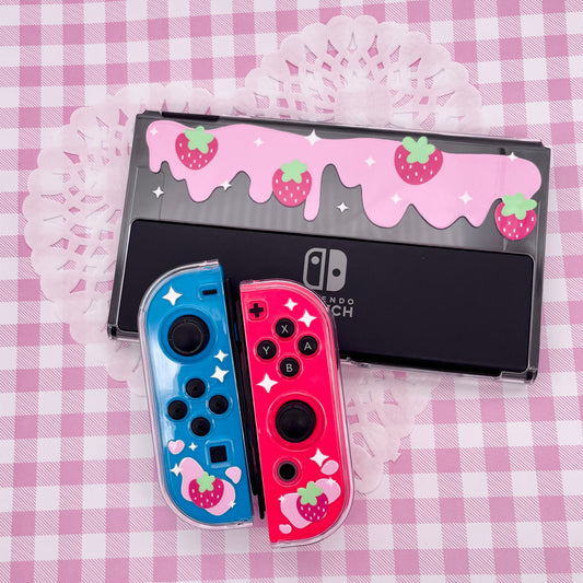 Strawberry Milk Switch OLED Case image 0