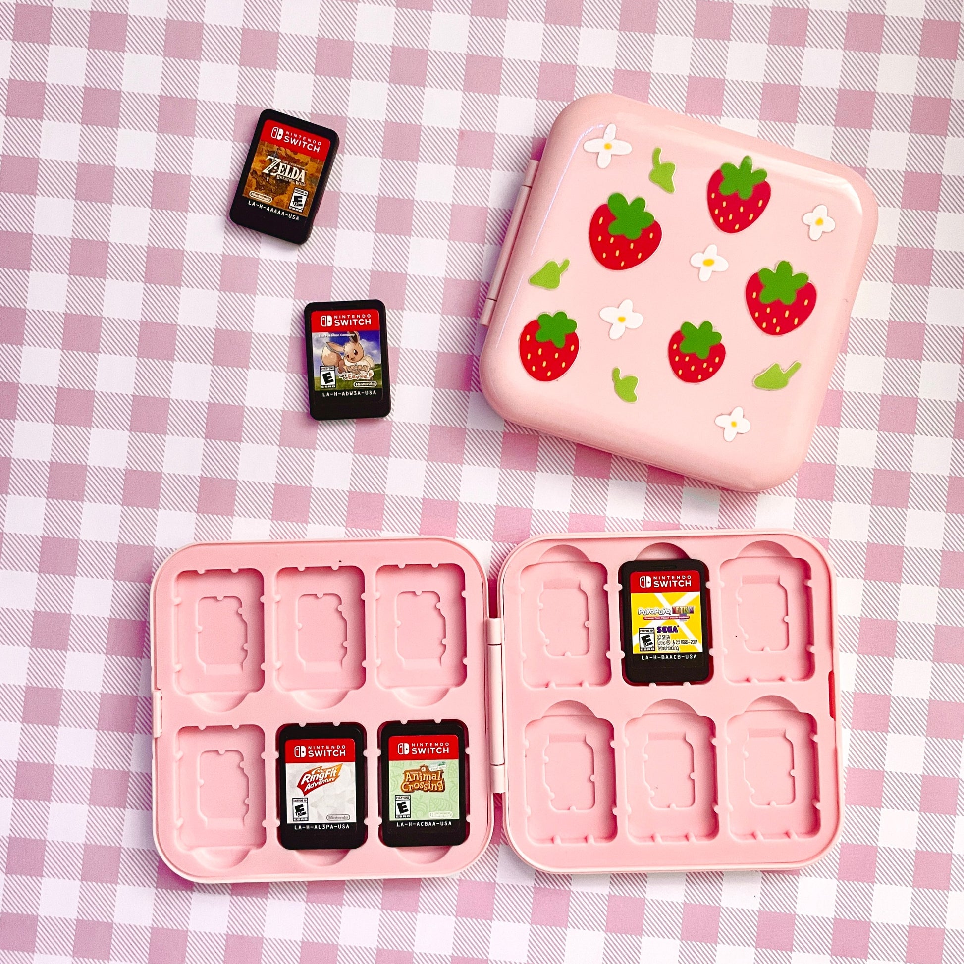 Strawberry Switch Game Cartridge Case image 2
