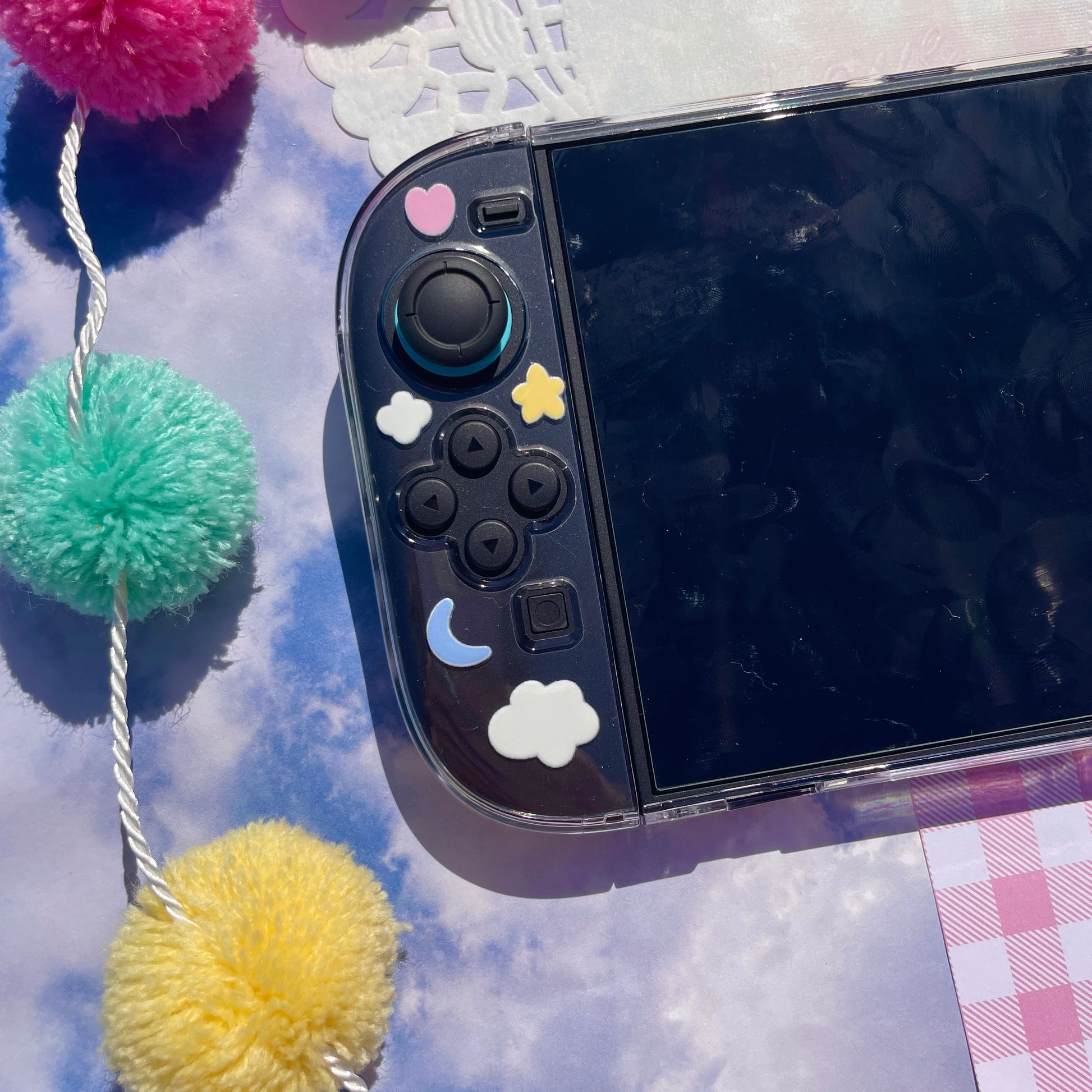 Dreamy Cloud Clear Nintendo Switch 2 Case image 3