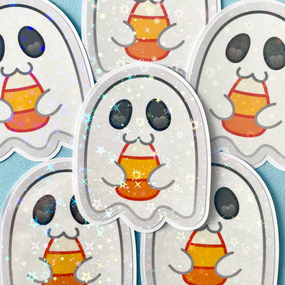 Candy Corn Ghost Sticker image 2