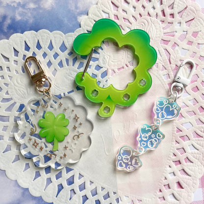 Lucky Clover Acrylic Carabiner image 4