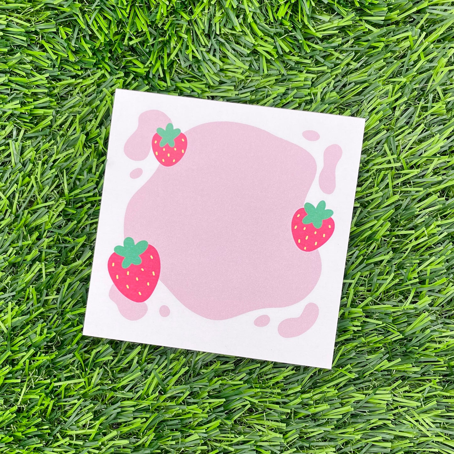 Strawberry Milk Memo Pad image 1