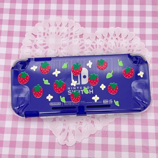 Strawberry Clear Nintendo Switch Lite Case image 0