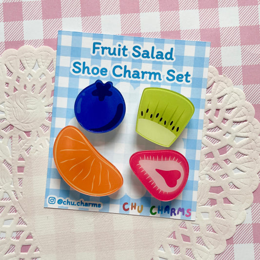 Fruit Salad Shoe Charm Set image 0