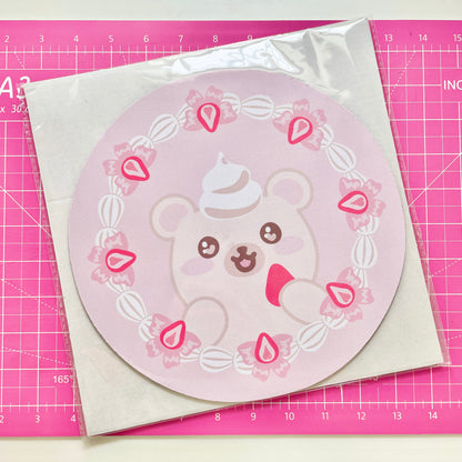 Strawbearies & Cream Mouse Pad image 2