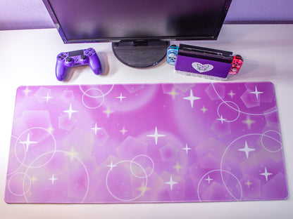 Purple Sparkle Desk Mat image 1