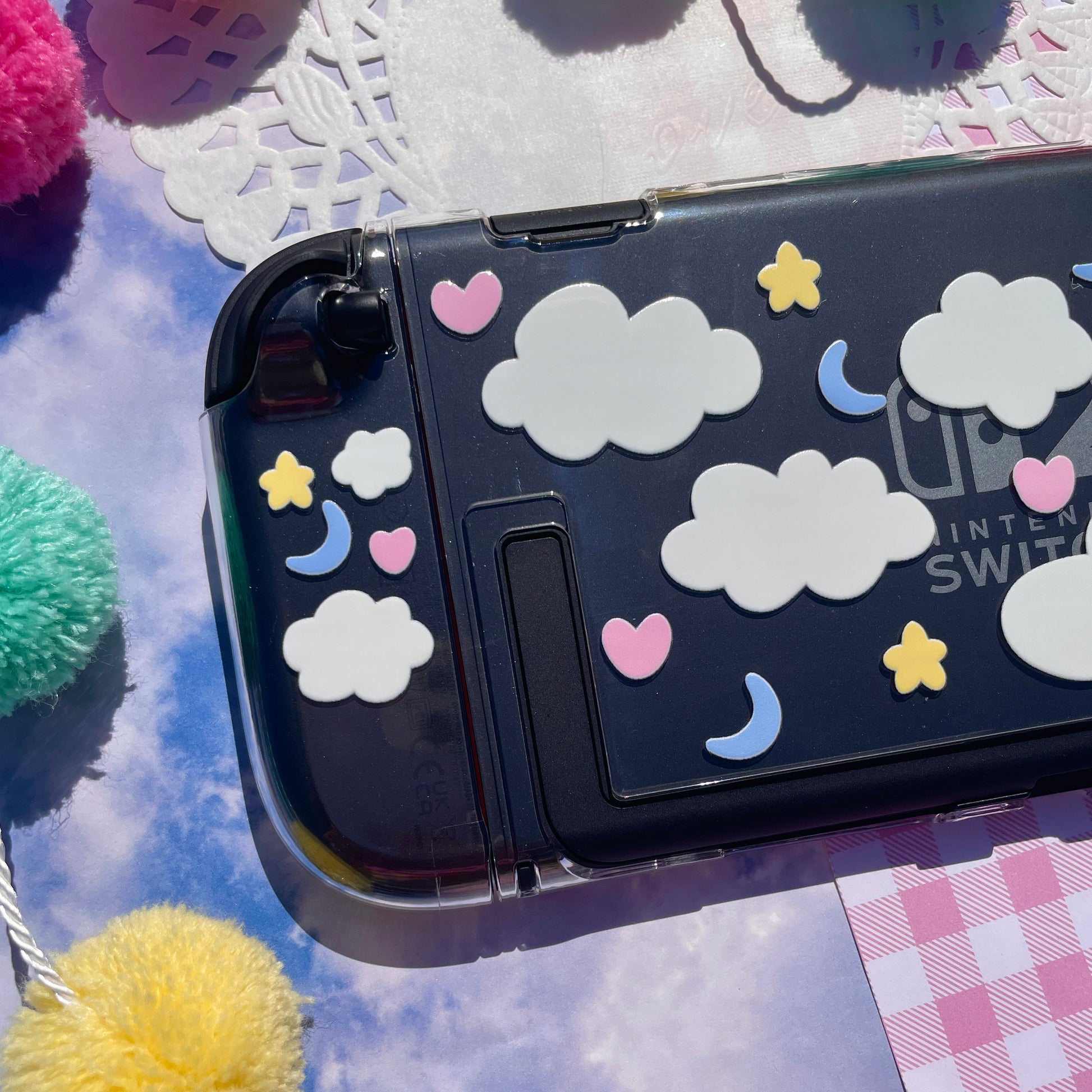 Dreamy Cloud Clear Nintendo Switch 2 Case image 7