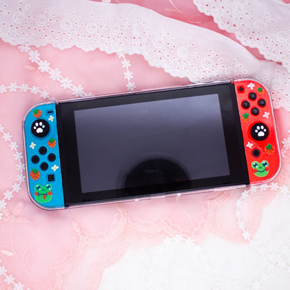 Strawberry Frog Clear Nintendo Switch Case image 8