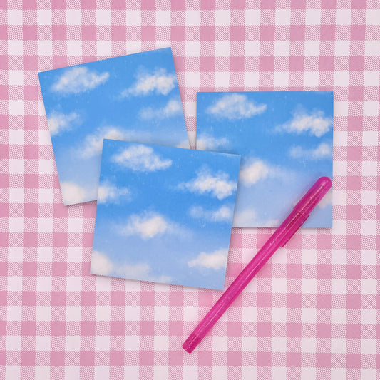 Cloudy Sky Memo Pad image 0