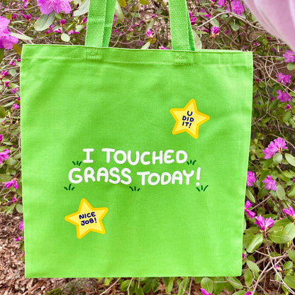 I Touched Grass Today Tote Bag image 2
