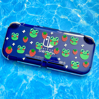 Strawberry Frog Clear Nintendo Switch Lite Case image 0