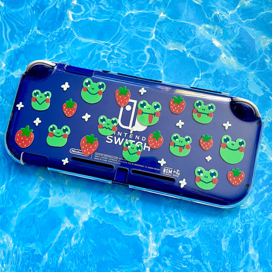 Strawberry Frog Clear Nintendo Switch Lite Case image 0