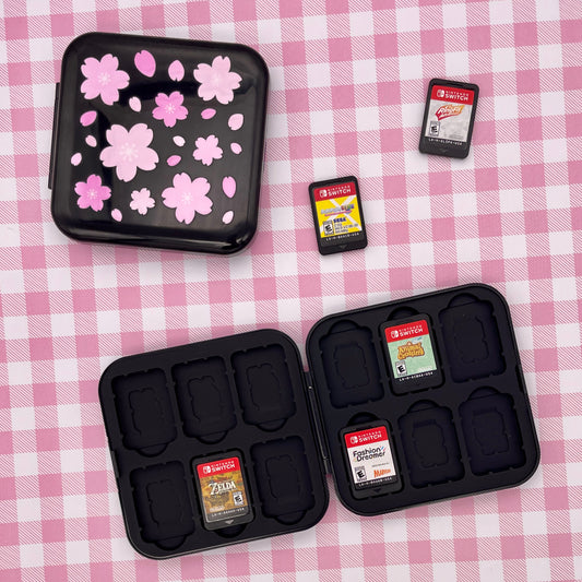 Black Sakura Switch Game Case image 0