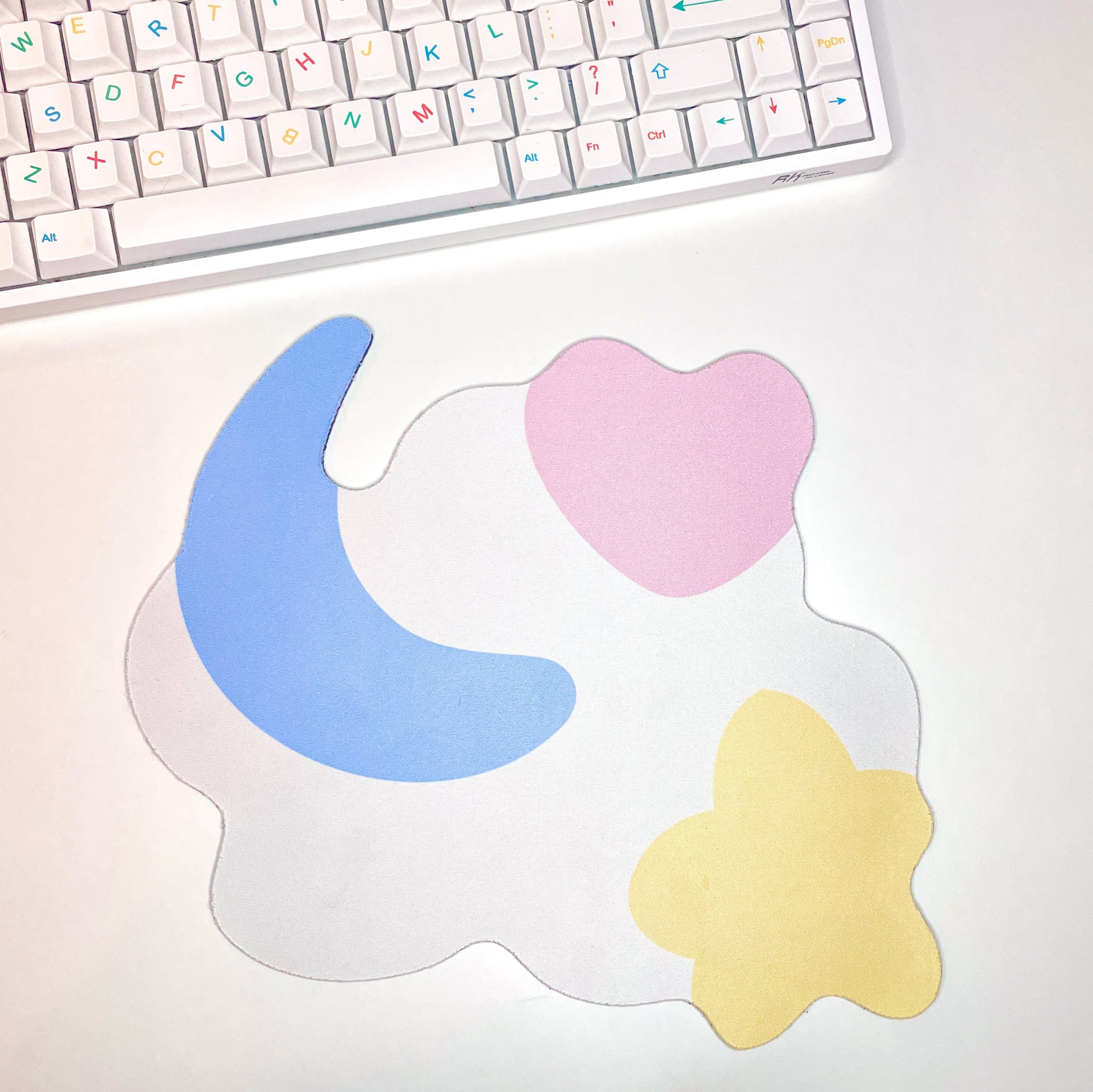 Cloud Star Moon Heart Mouse Pad image 1