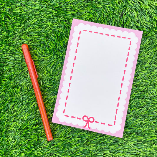 Ribbon Scallop Memo Pad image 0