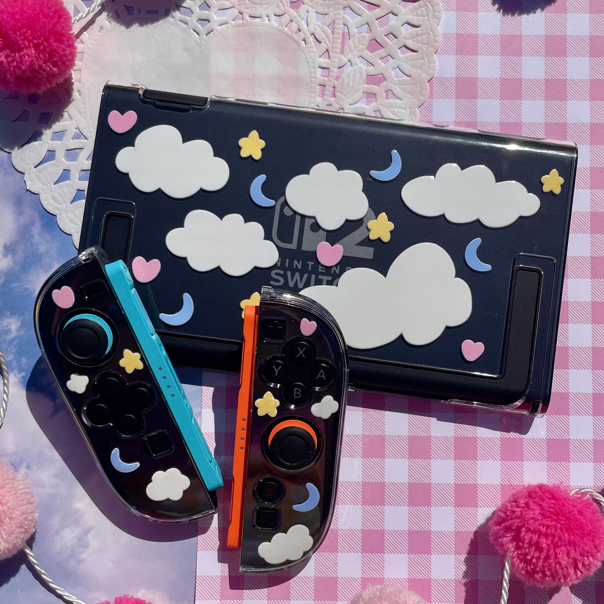 Dreamy Cloud Clear Nintendo Switch 2 Case image 5