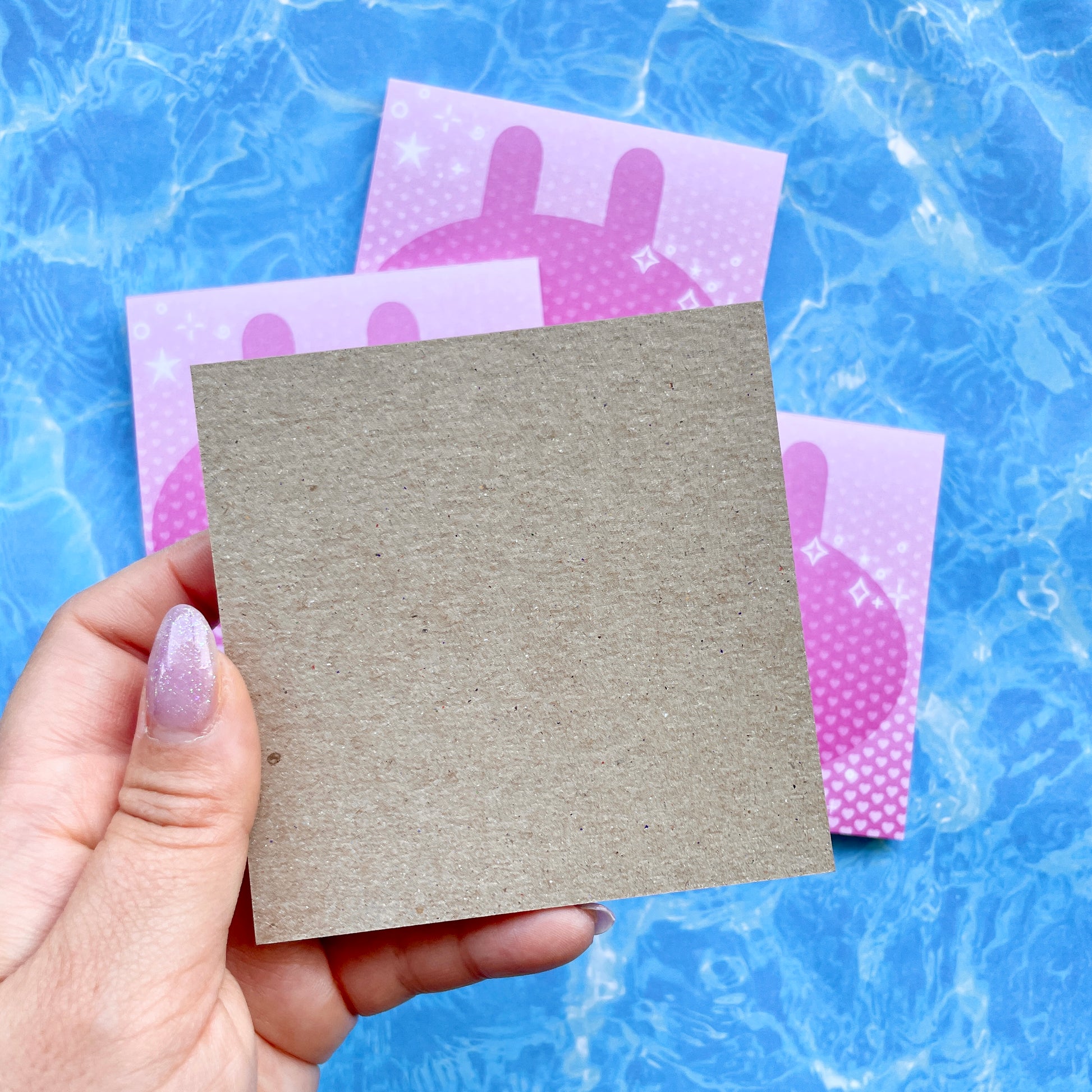 Cyber Bunny Square Memo Pad image 4