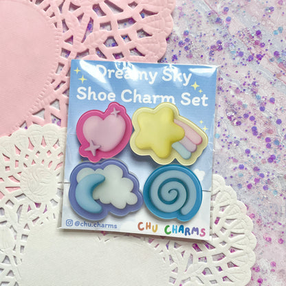 UPDATED Dreamy Sky Shoe Charm Set image 1