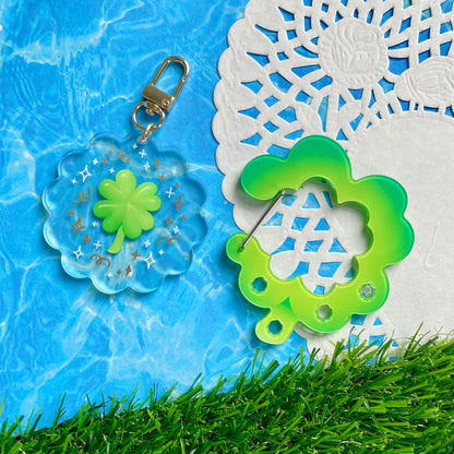 Lucky Clover Acrylic Carabiner image 5