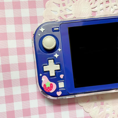 Strawberry Milk Clear Nintendo Switch Lite Case image 4