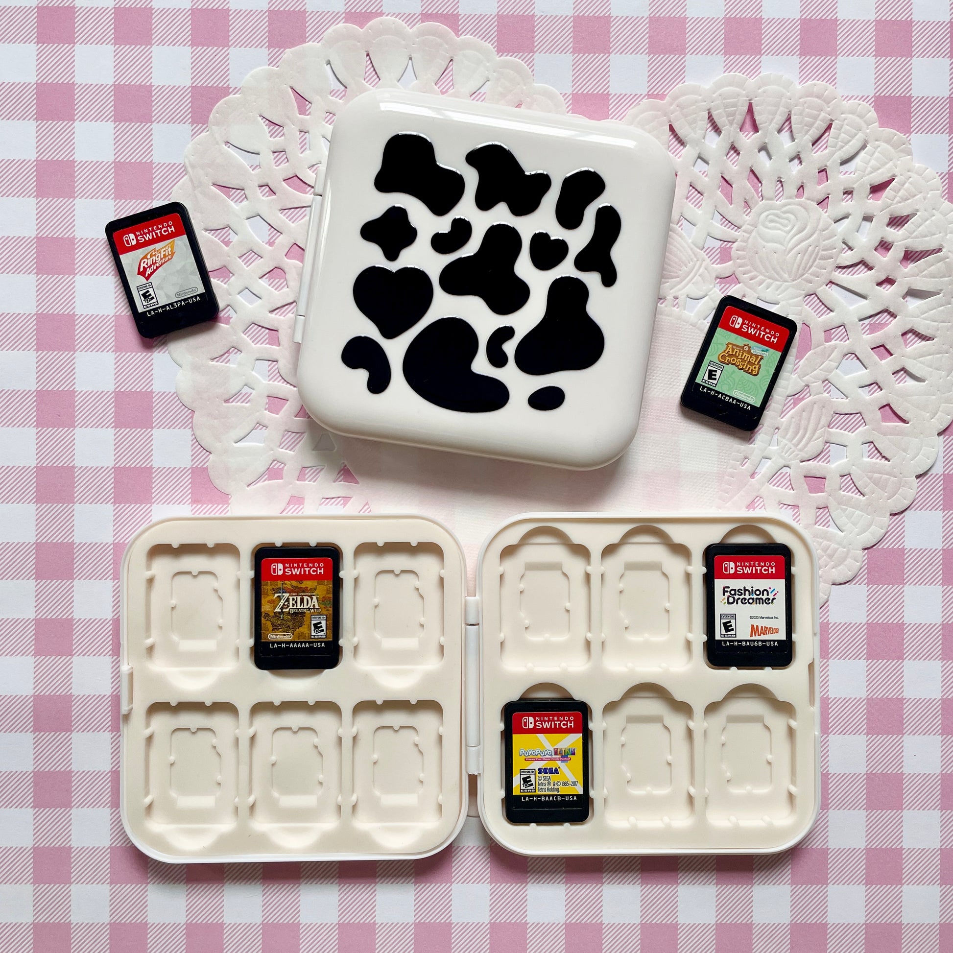 Cow Print Switch Game Case image 0