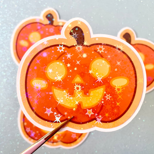Halloween Pumpkin Sticker image 0