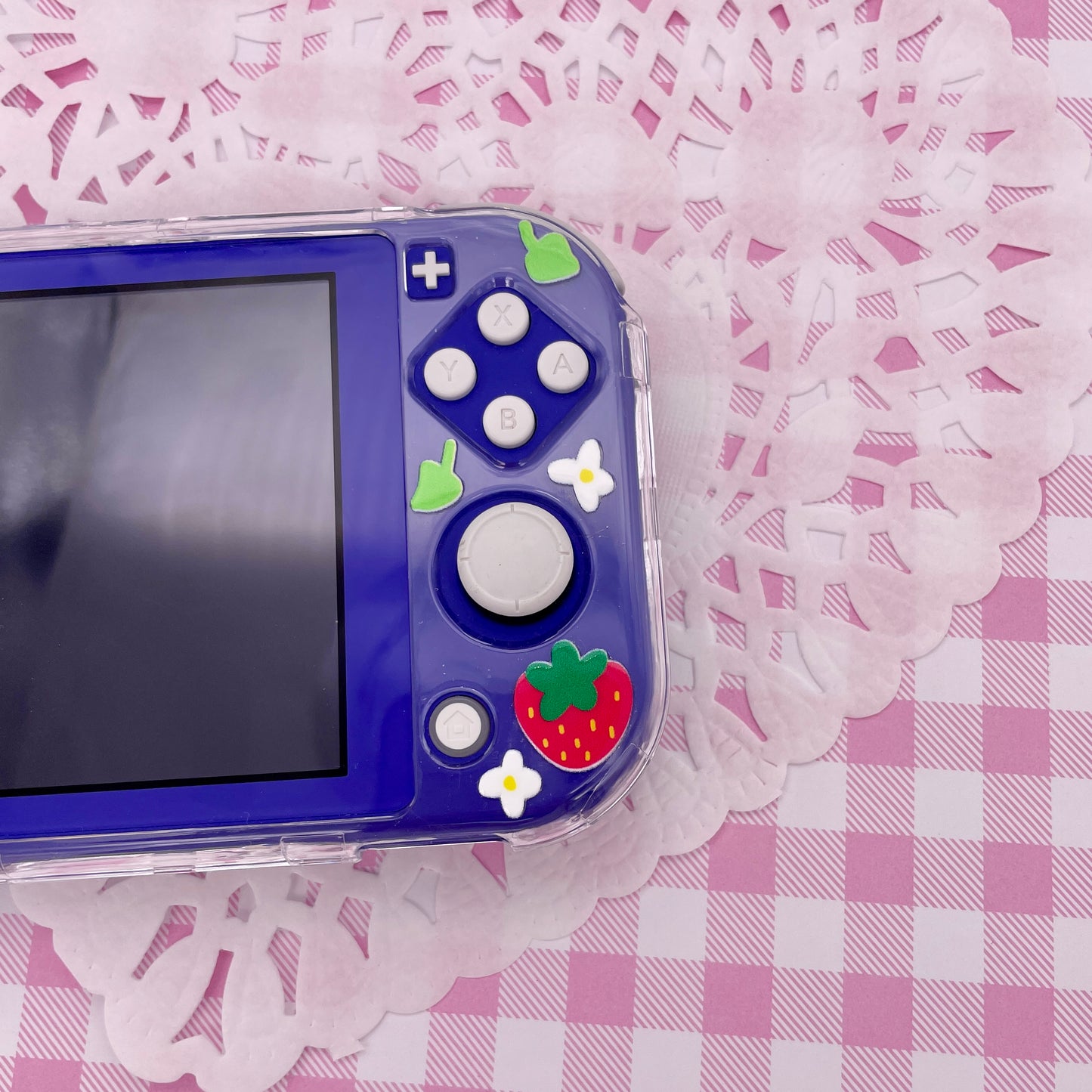 Strawberry Clear Nintendo Switch Lite Case image 2