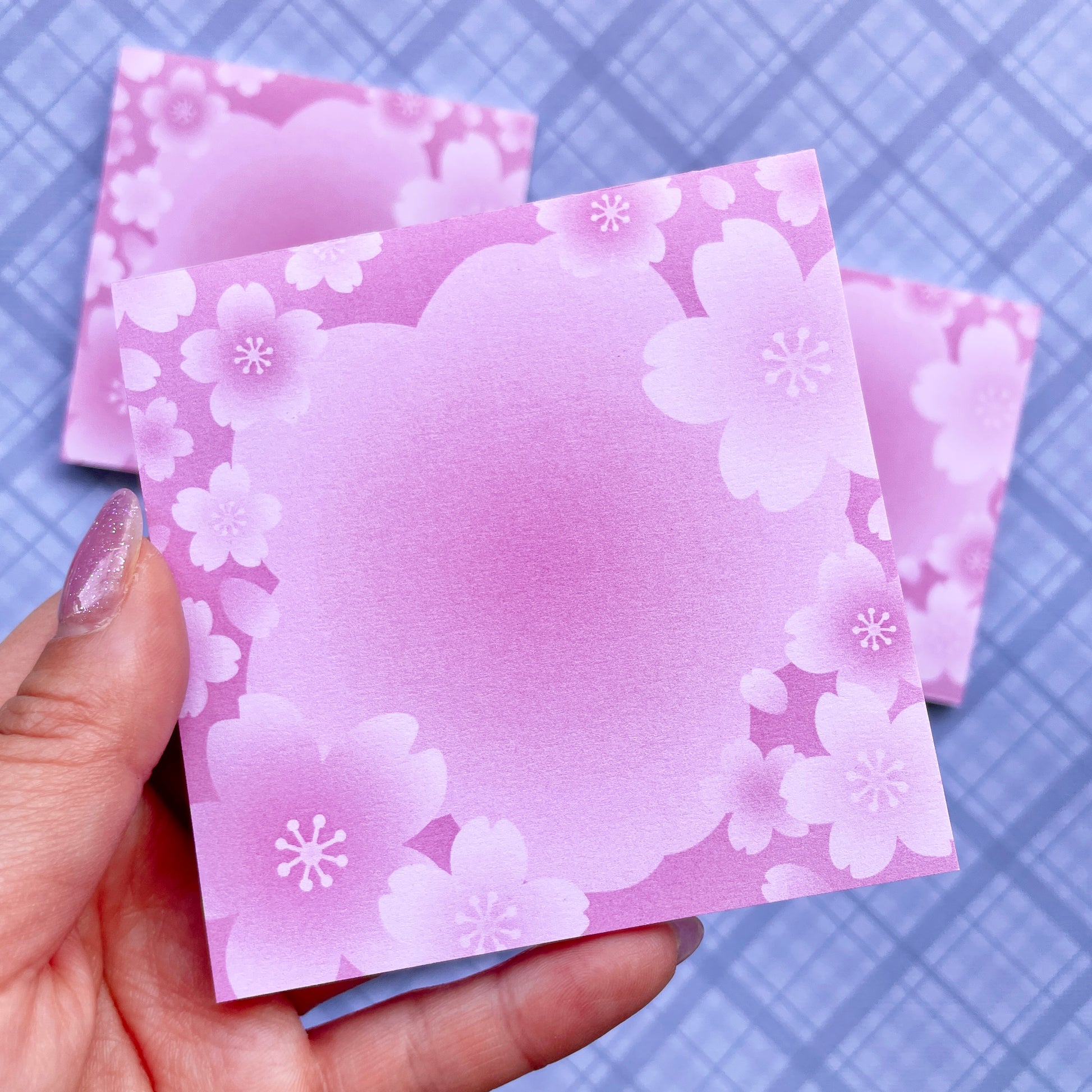 Sakura Square Memo Pad image 1