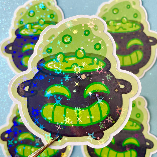Happy Cauldron Sticker image 0