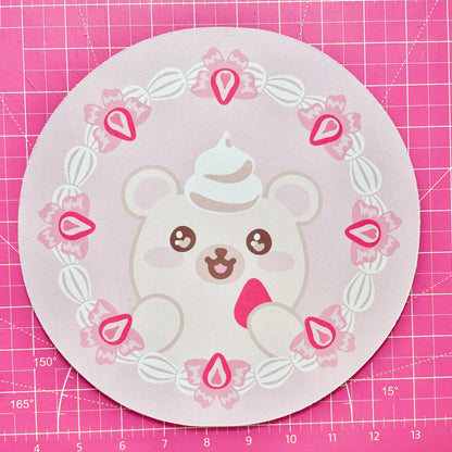 Strawbearies & Cream Mouse Pad image 0