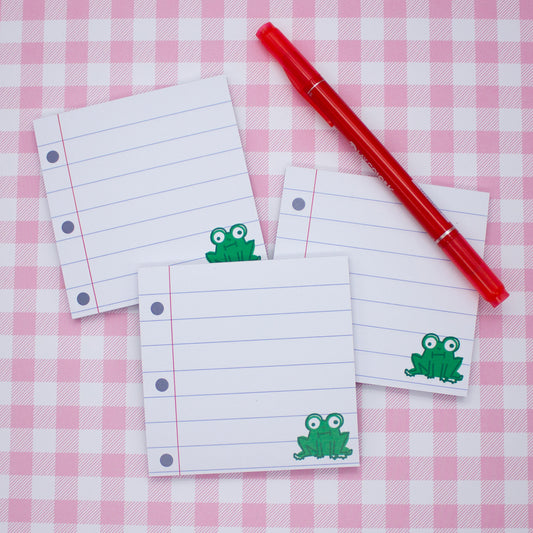 Notepaper Frog Memo Pad image 0