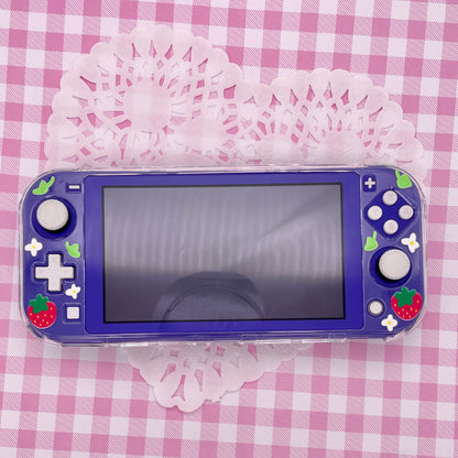 Strawberry Clear Nintendo Switch Lite Case image 1