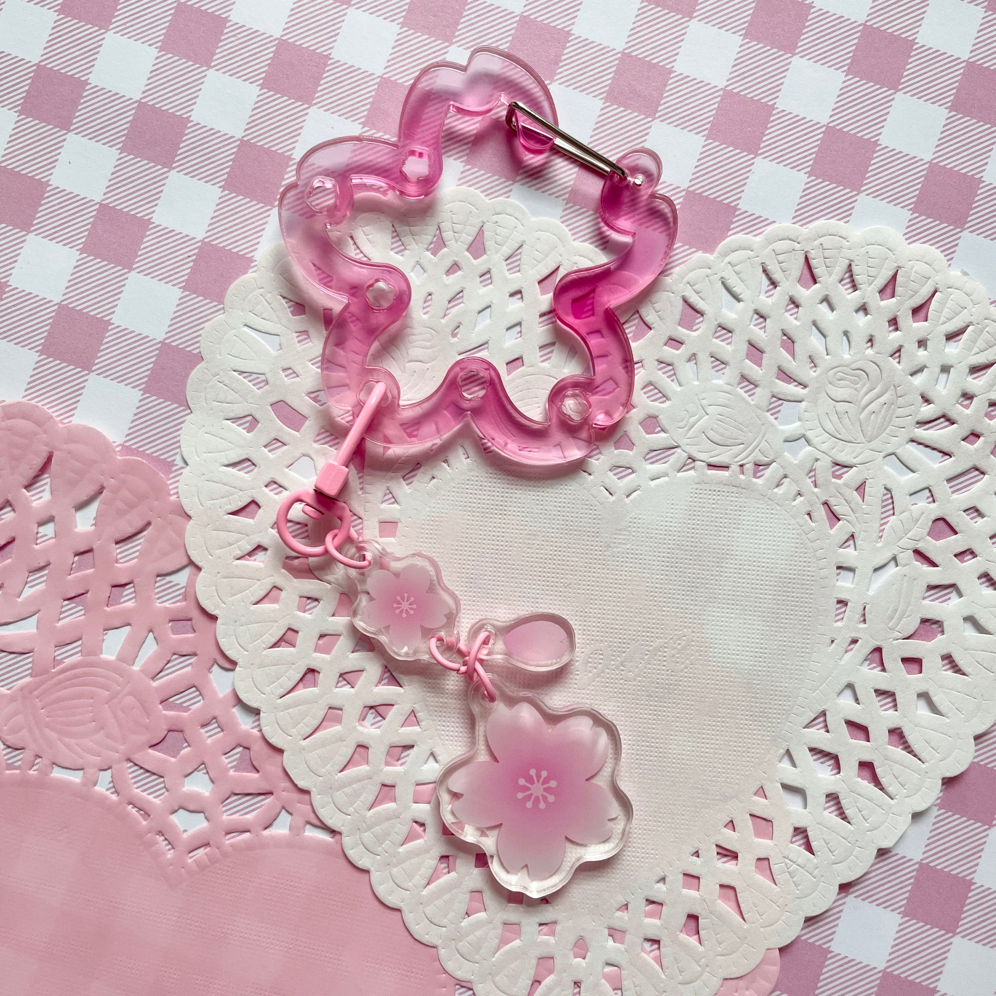 Sakura Acrylic Carabiner image 1