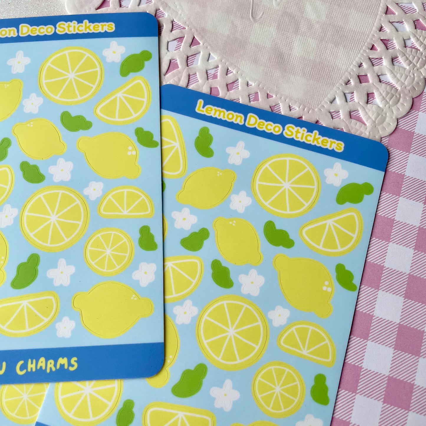 Lemon Deco Sticker Sheet