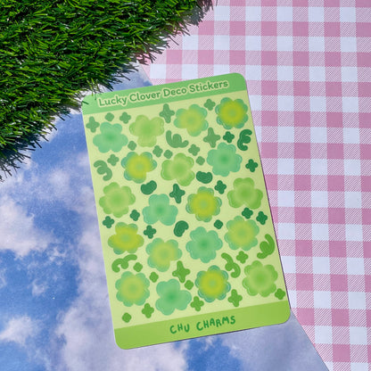 Lucky Clover Deco Sticker Sheet