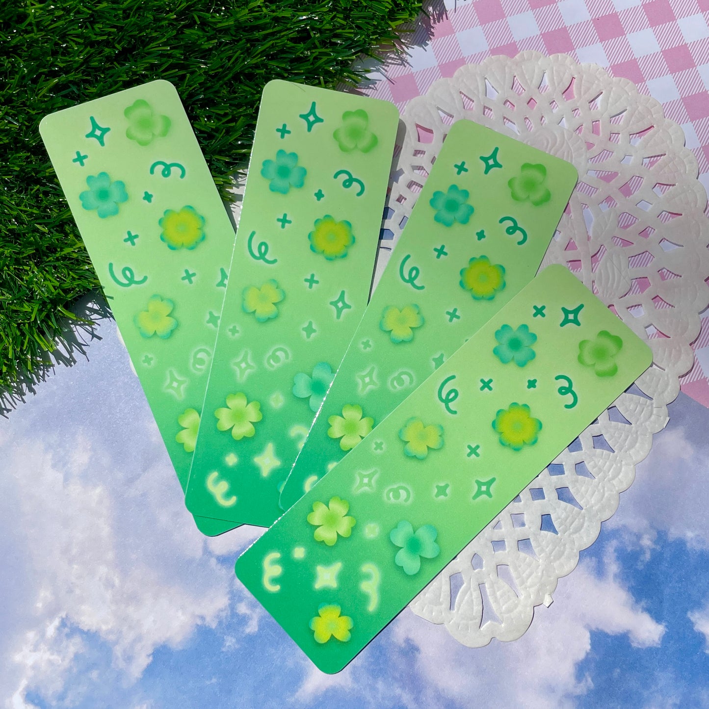 Lucky Clover Bookmark