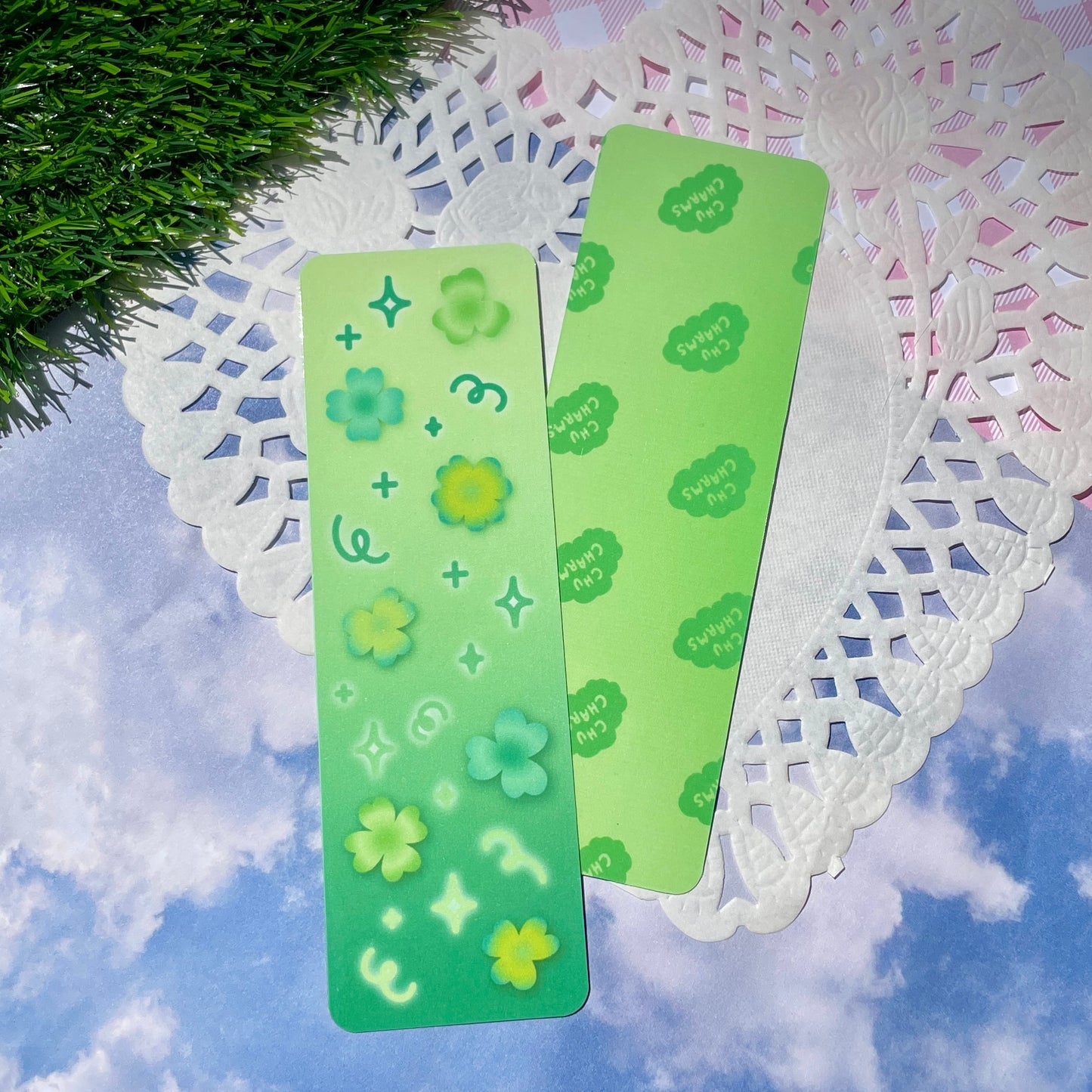 Lucky Clover Bookmark