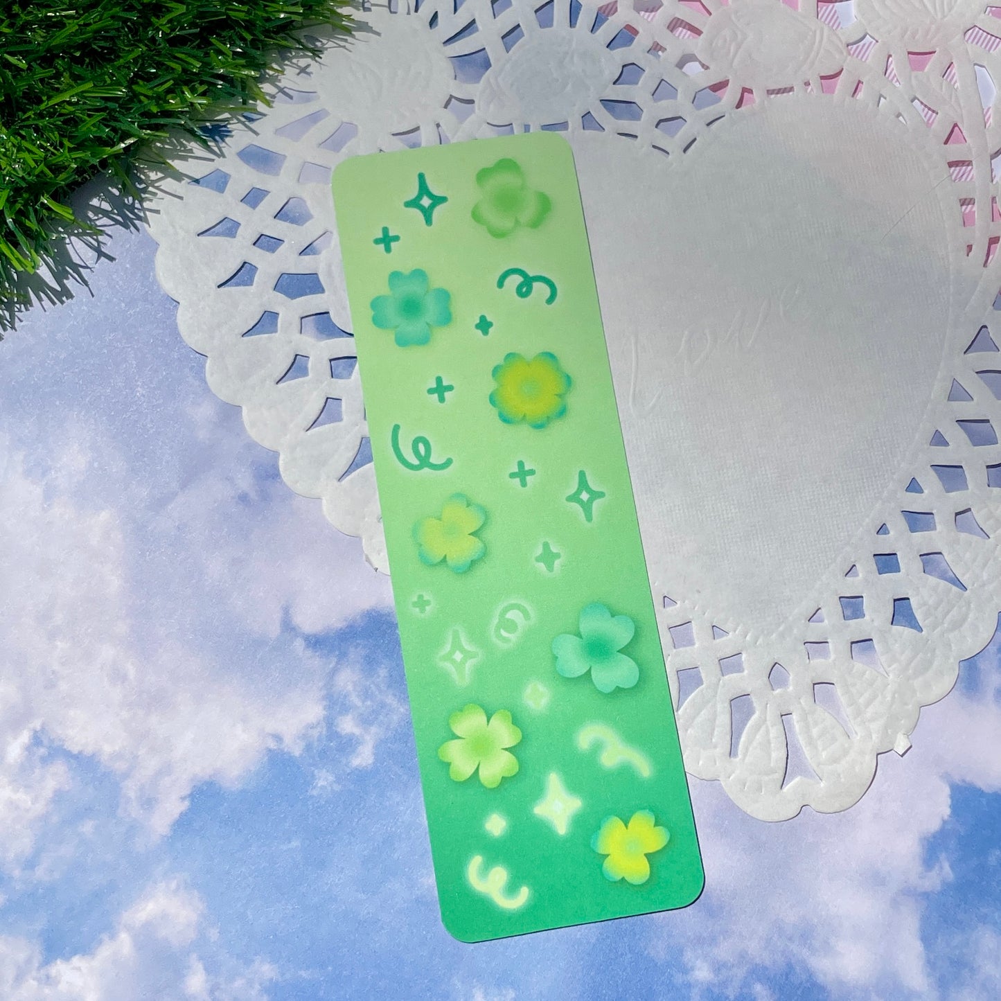 Lucky Clover Bookmark