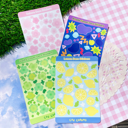 Arcade Carpet Deco Sticker Sheet